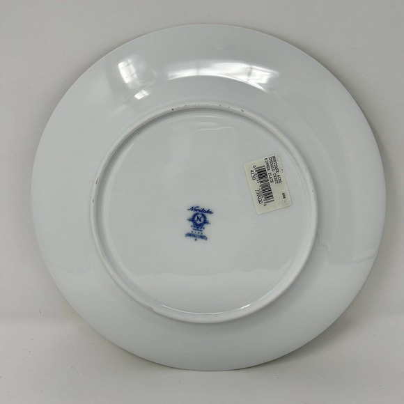 Noritake Emerald Crest 4130 Dinner Plate 10.5” Green Gold White NWT - Picture 10 of 16